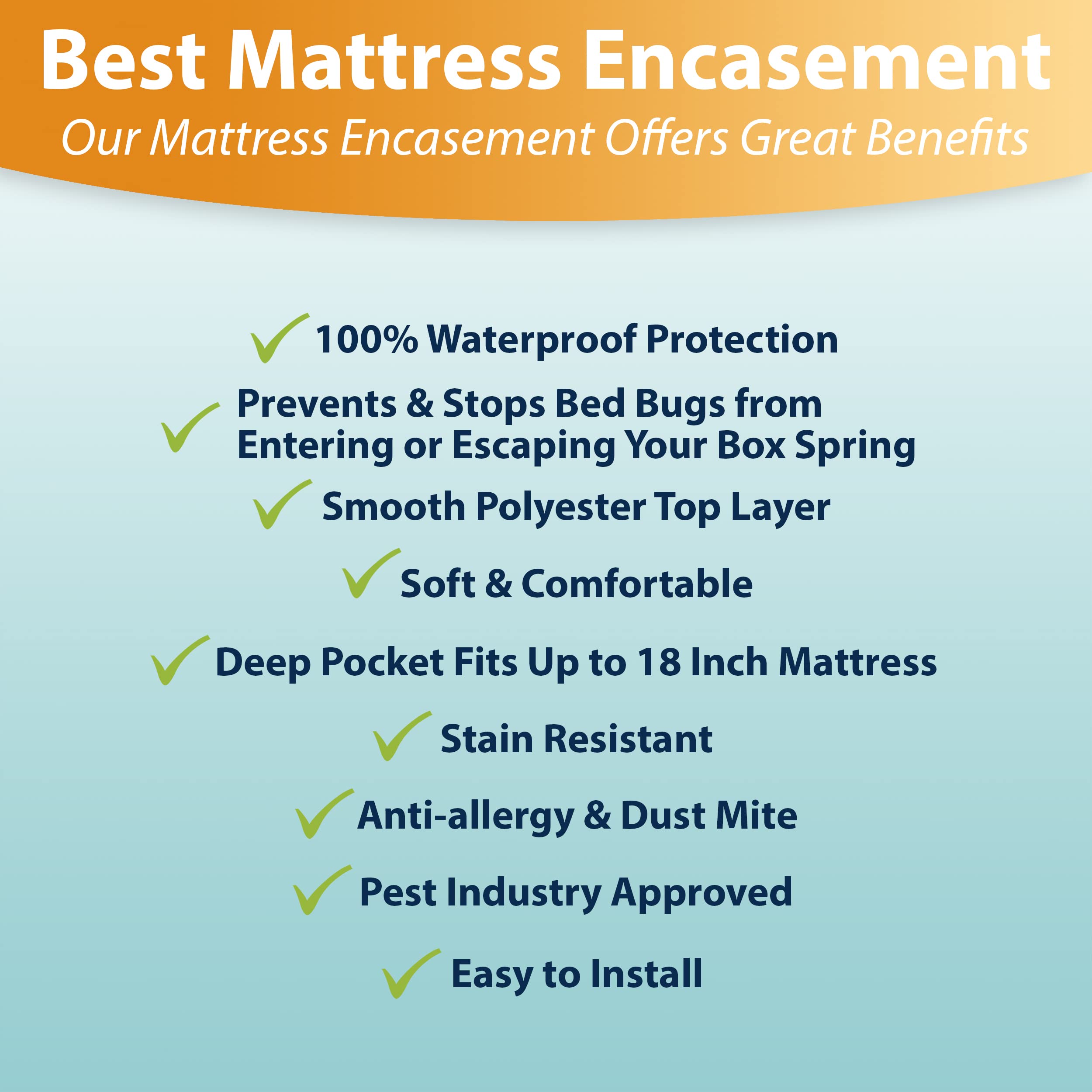 CrystalTowels quilt-like fabric gives a smooth sleep surface without plastic sounds.