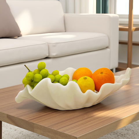 CSjihua fruit display bowl accommodates lemons and oranges on the kitchen counter