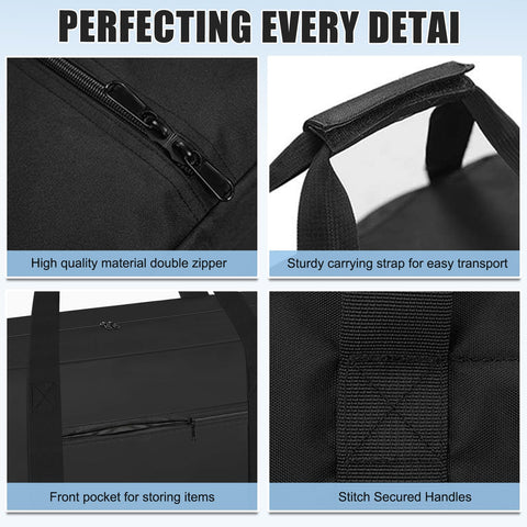 Front pocket of CSOKRE bag for organizing cloths and tools.