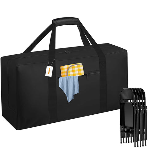 CSOKRE heavy-duty folding chair bag with front pocket keeps essentials handy during events.
