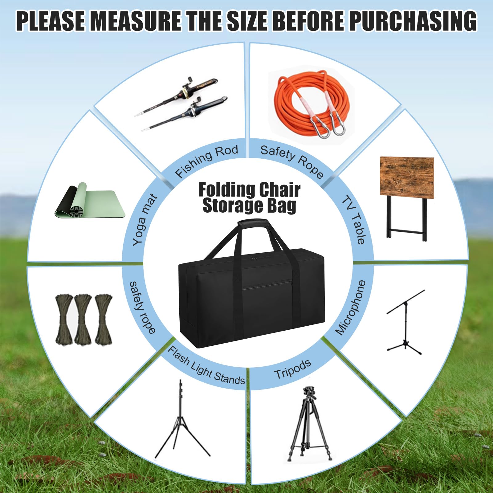 CSOKRE bag ideal for camping, parks, and outdoor gatherings.