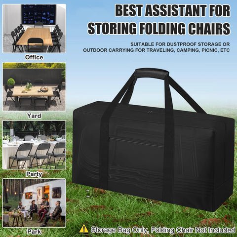CSOKRE bag protecting chairs from dust and moisture in transit.