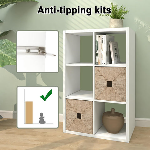 CTESNE 6-cube storage assembly diagram facilitates quick setup and stable placement.