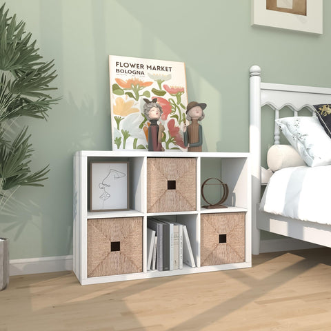 CTESNE 6-cube storage side view shows compact footprint ideal for small rooms.