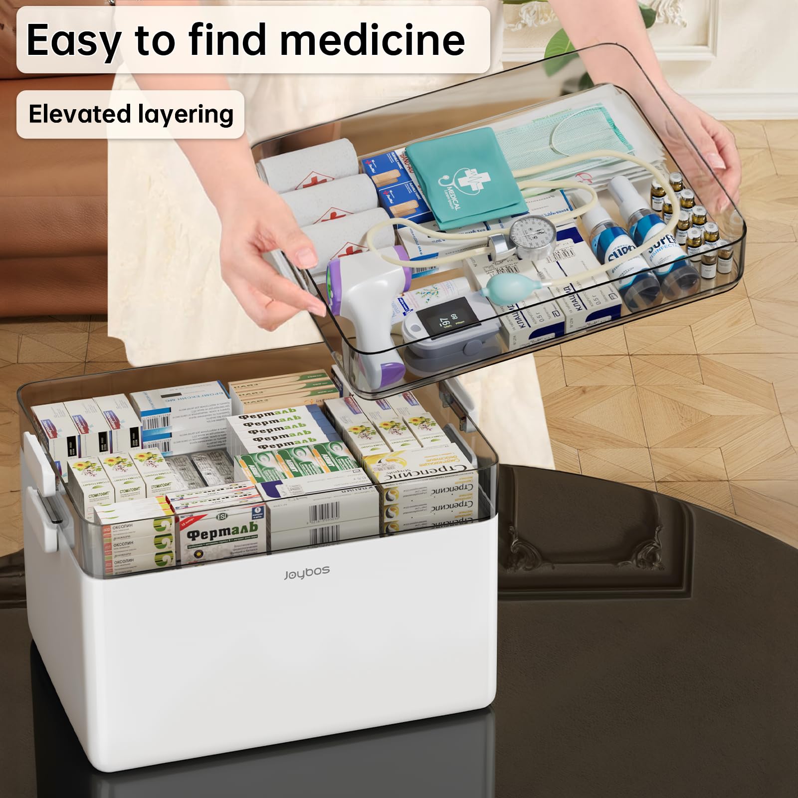 CTIME Desk Organizer for Medicine and Cosmetics keeps items organized