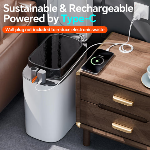 CTIME IPX5 waterproof trash can for moisture-prone areas