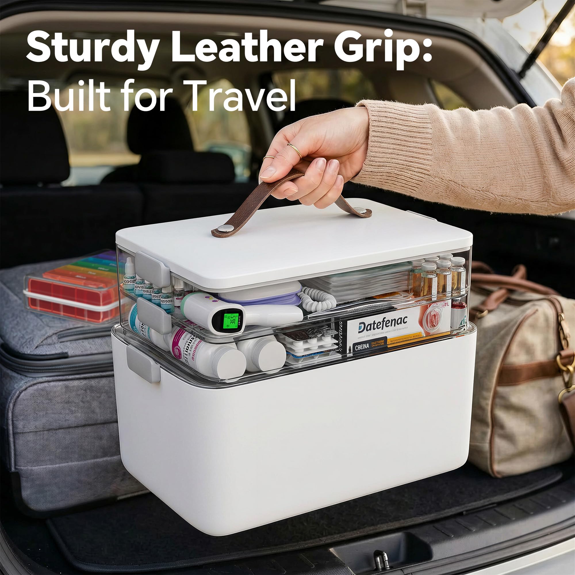 CTIME side latches with easy sealing for quick access.