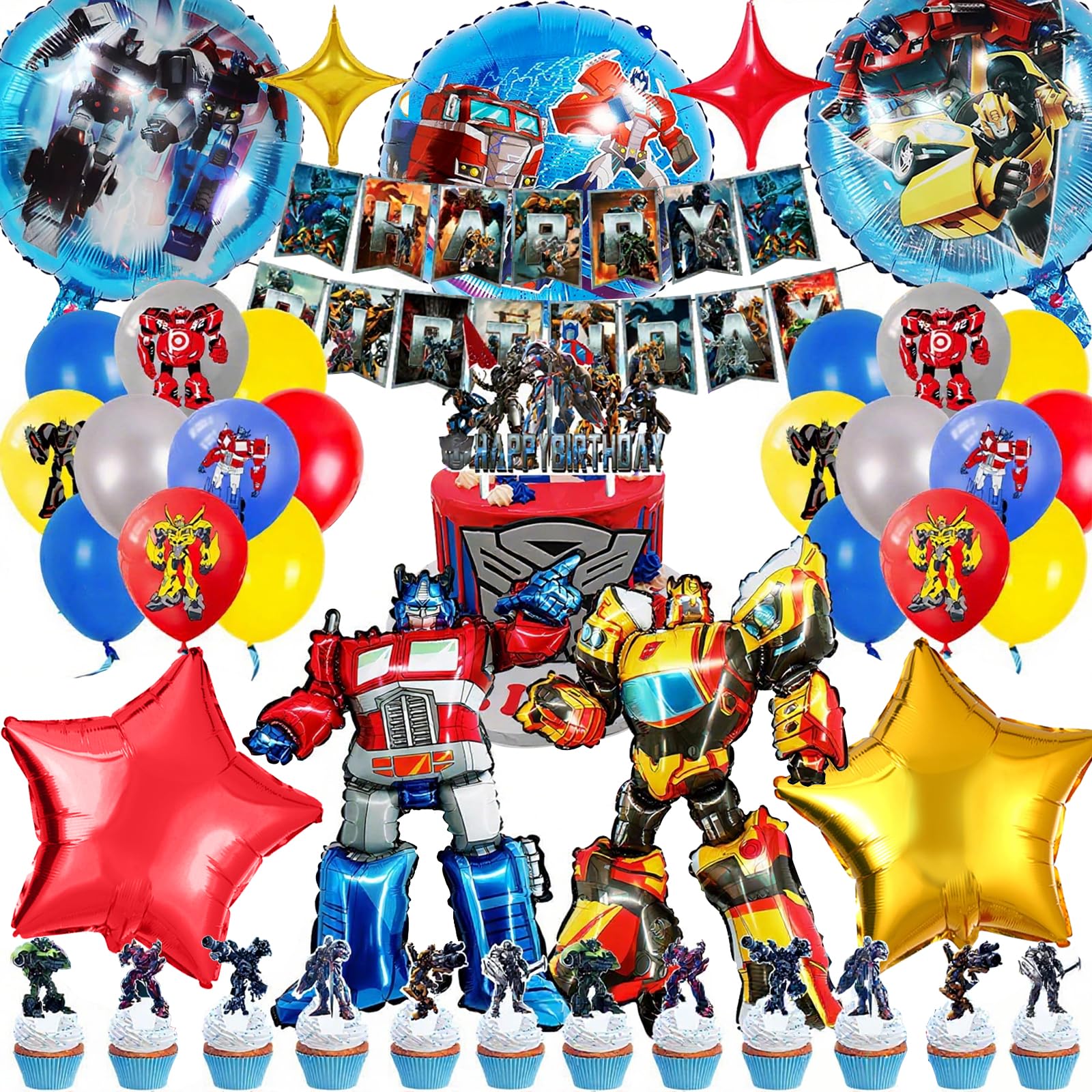 CTNUOBEE 47pack Happy Birthday banner boosts festive decor and photo backdrop.