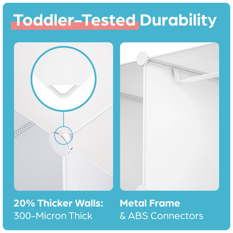 CUBEDIY customizable closet layout adapts to clothes, toys, and accessories.