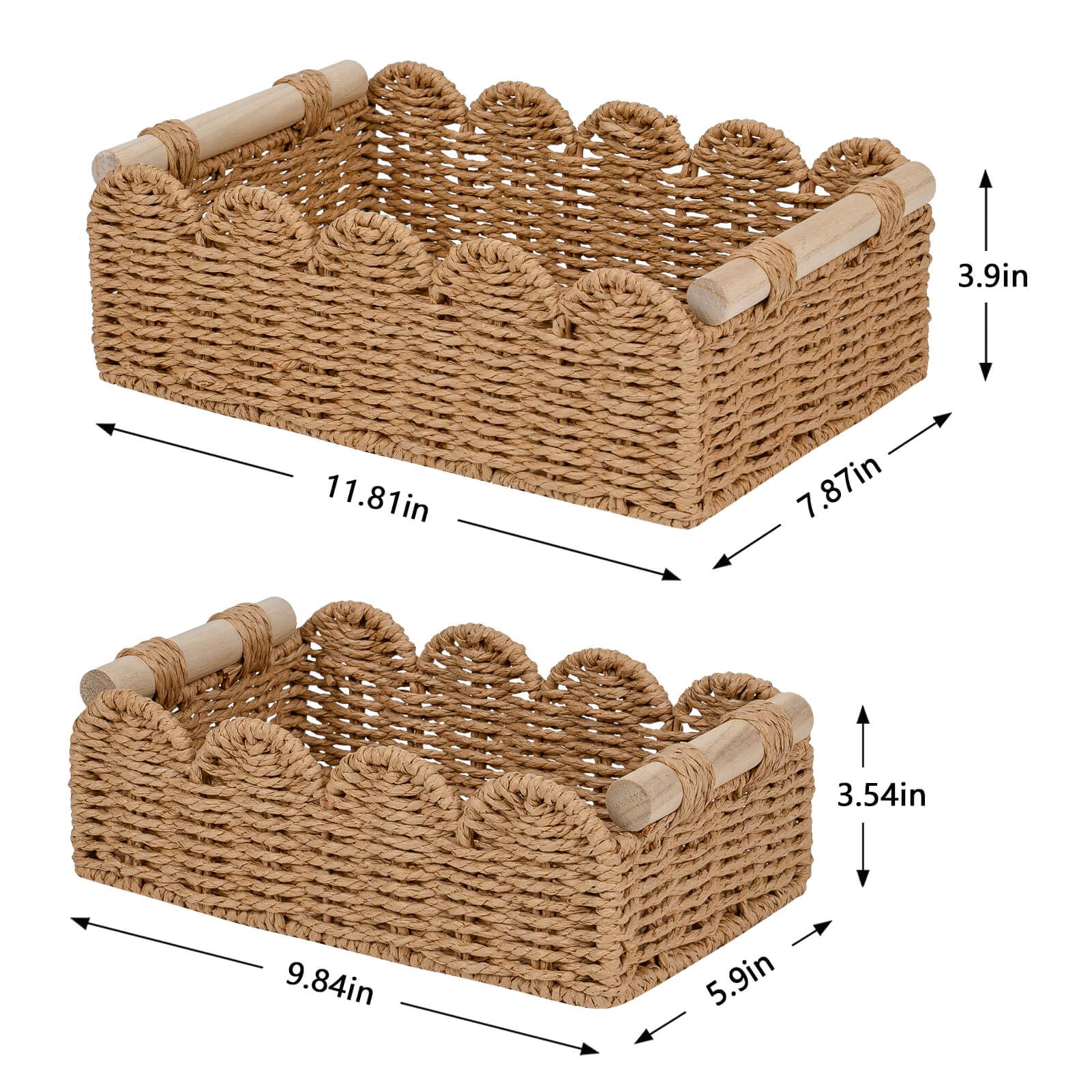 CubesLand neutral decor basket blends practicality with subtle home styling