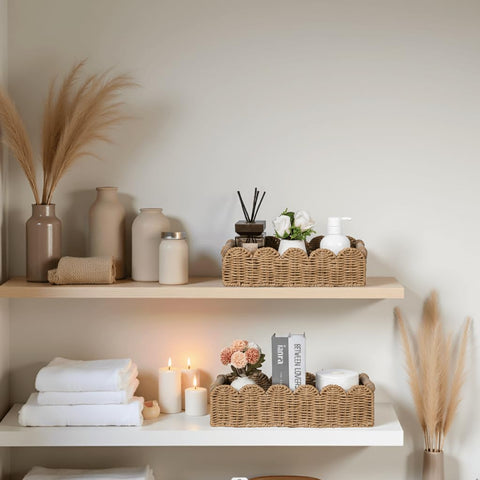 CubesLand organization basket ideal for shelves, countertops, and living space.