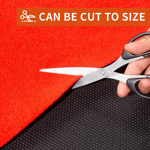 Cuckan carpet can be trimmed to fit many entryways.