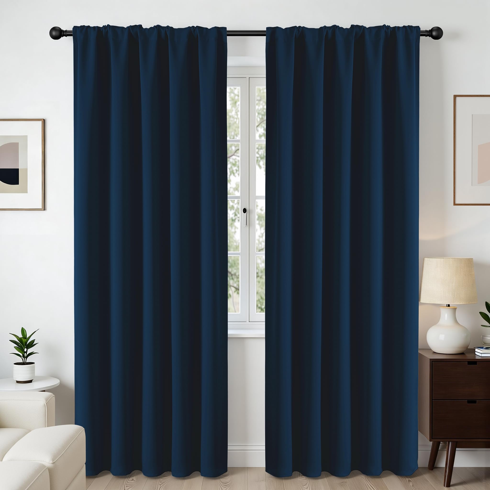 CUCRAF machine-washable curtains for easy care and quick freshening.