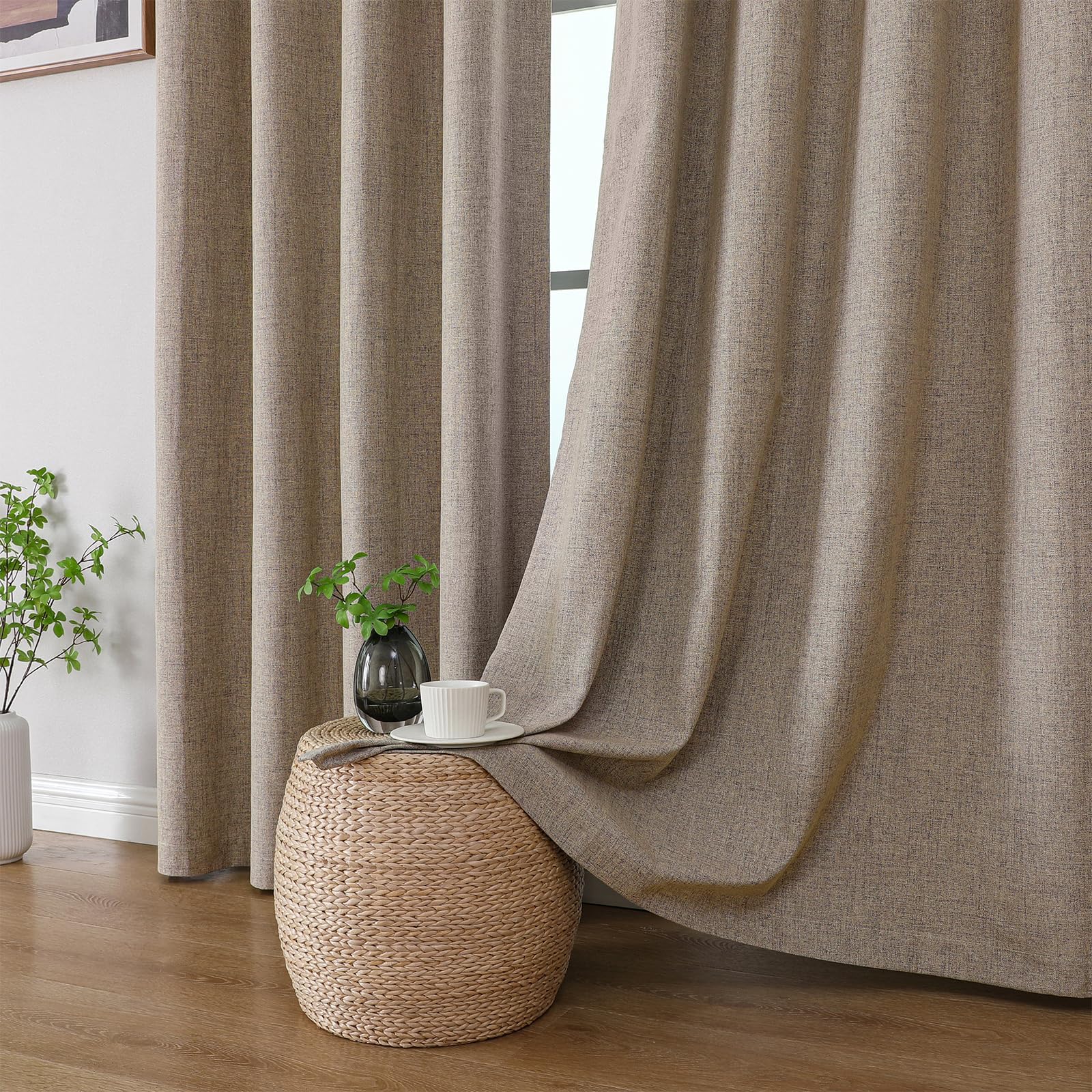 CUCRAF easy-care curtains are machine washable and quick to refresh.