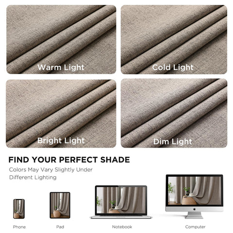 CUCRAF thermal insulated curtains help keep rooms comfortable year-round.