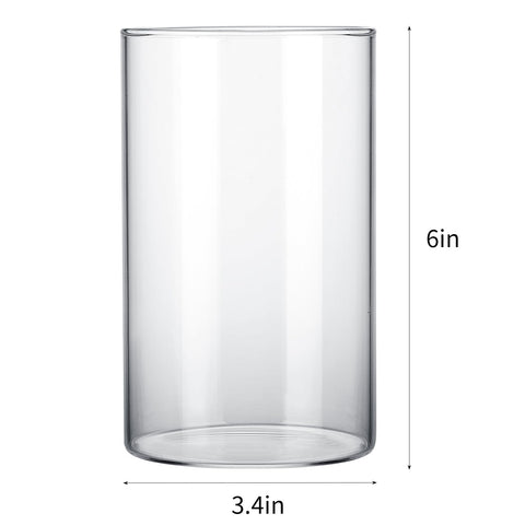 CUCUMI clear vase for elegant wedding centerpieces and table decor.
