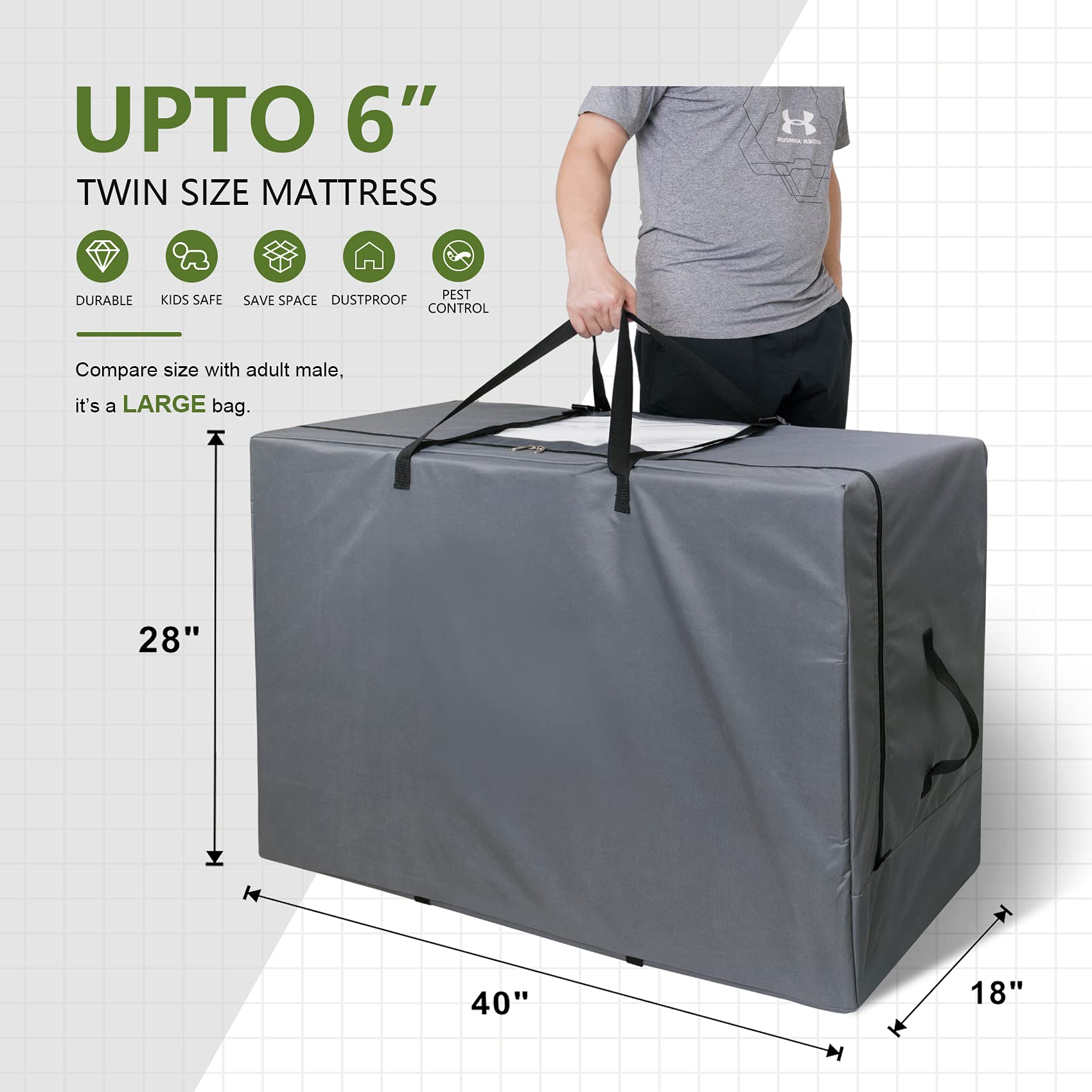 Cuddly Nest three-handles in action, easier solo lifting and maneuvering