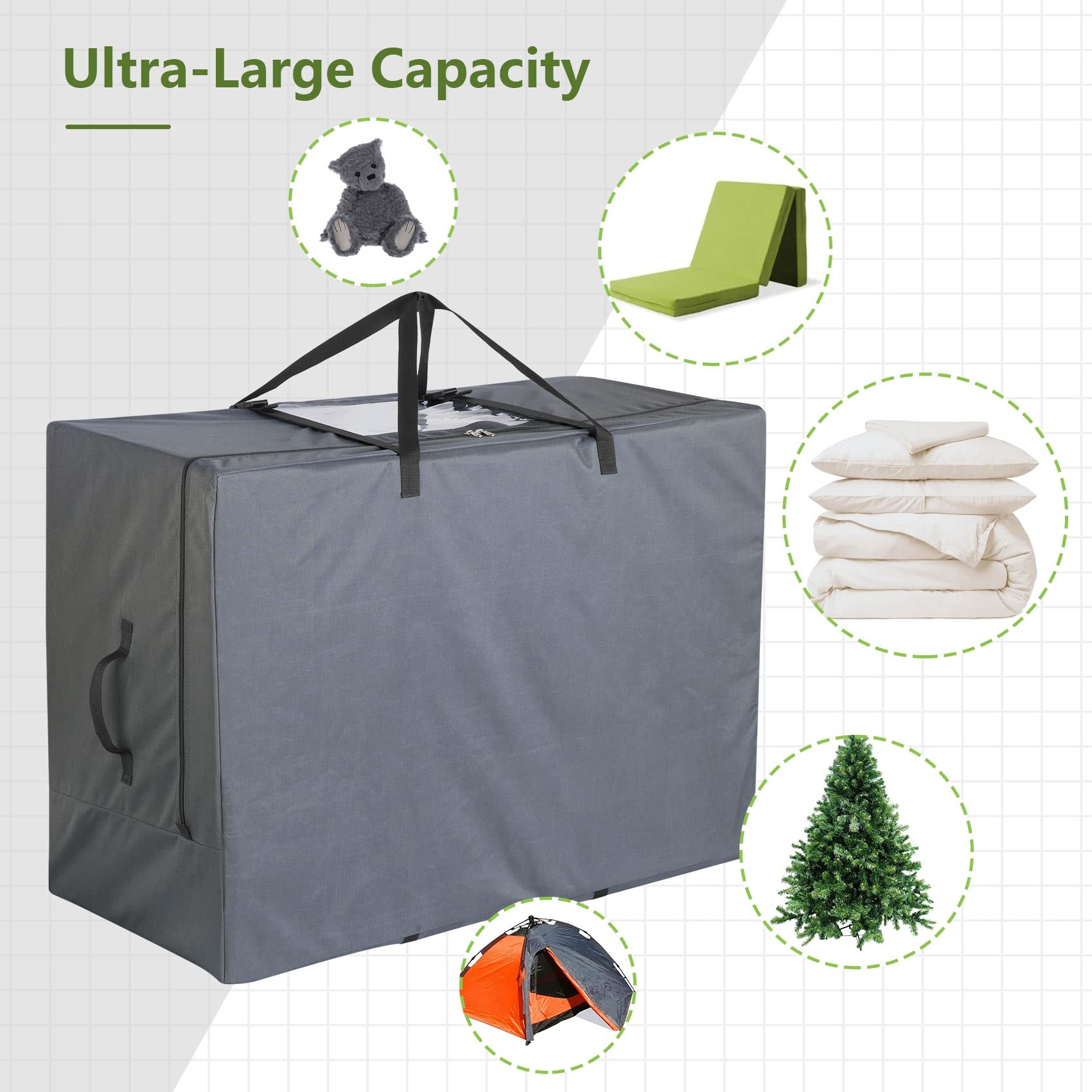 Cuddly Nest waterproof inner coating guards against moisture inside storage