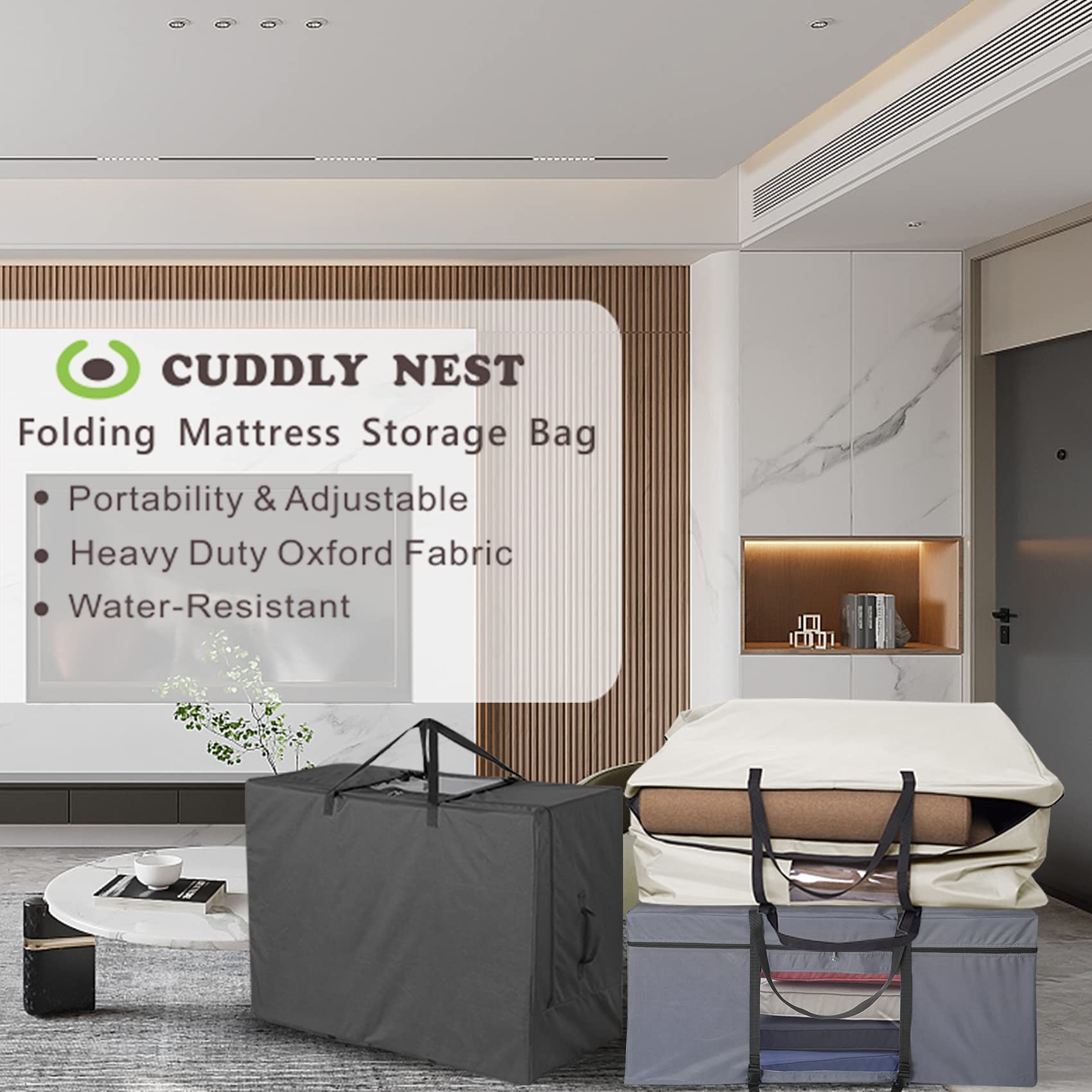 Cuddly Nest ideal for home storage, camping, RV trips, and travel.
