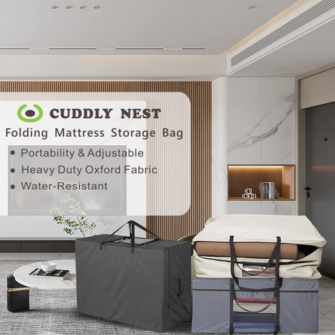 Cuddly Nest ideal for home storage, camping, RV trips, and travel.