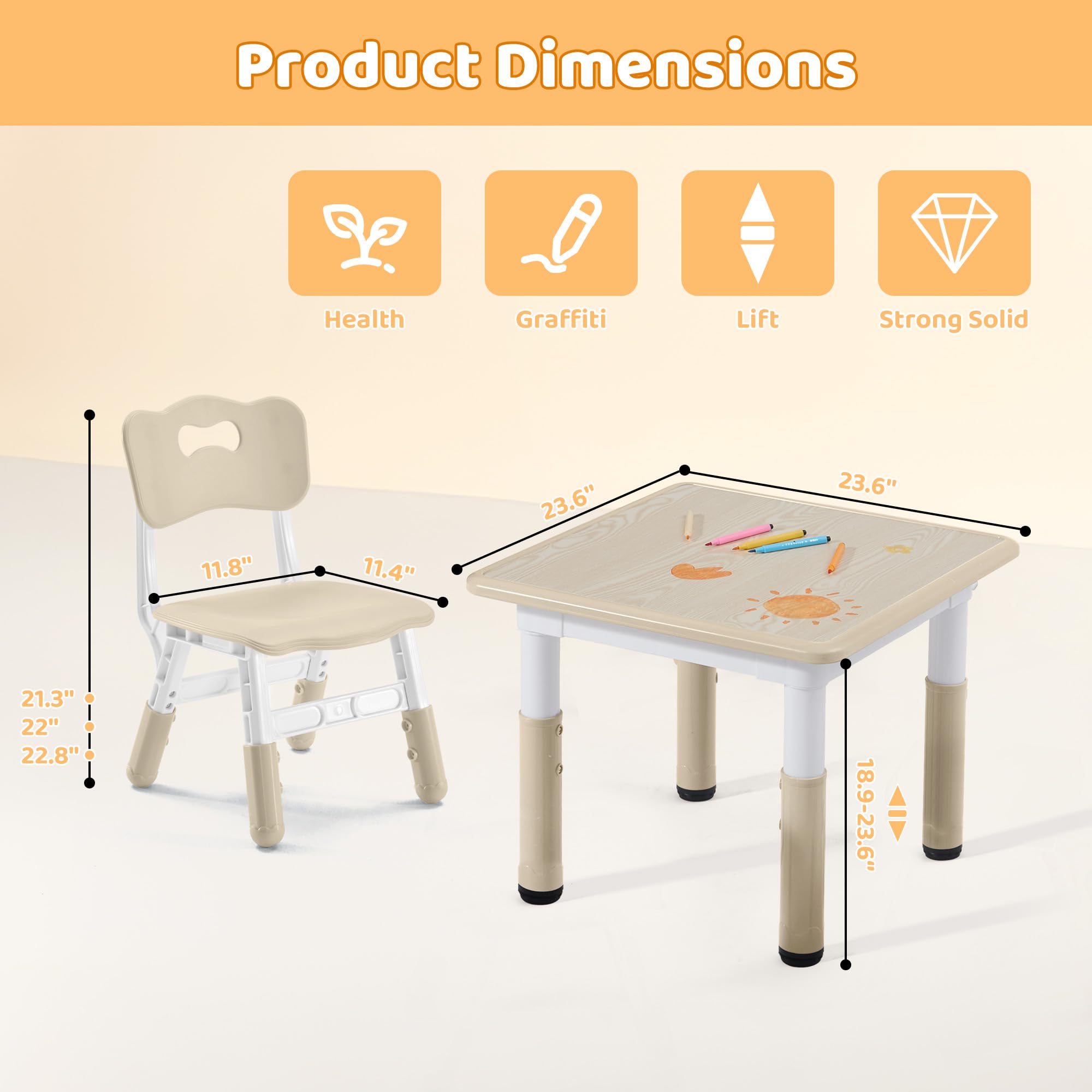 CuFun assembly-friendly design with clear steps and guided arrows for easy setup.