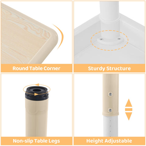 CuFun silicone rotators stabilize legs on uneven floors for steady use.