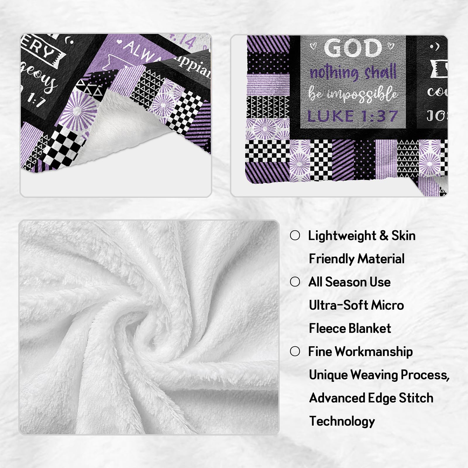 CUJUYO easy-care blanket demonstrates quick drying and color retention
