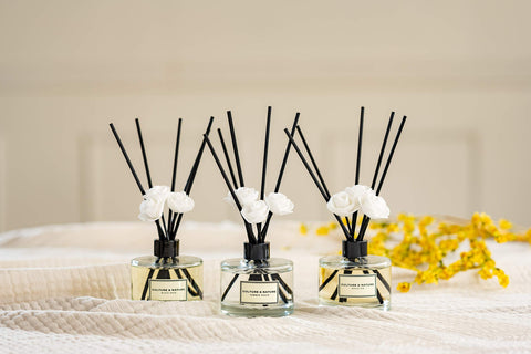 Culture & Nature diffuser bedroom ambiance elevates calm with fruity floral notes