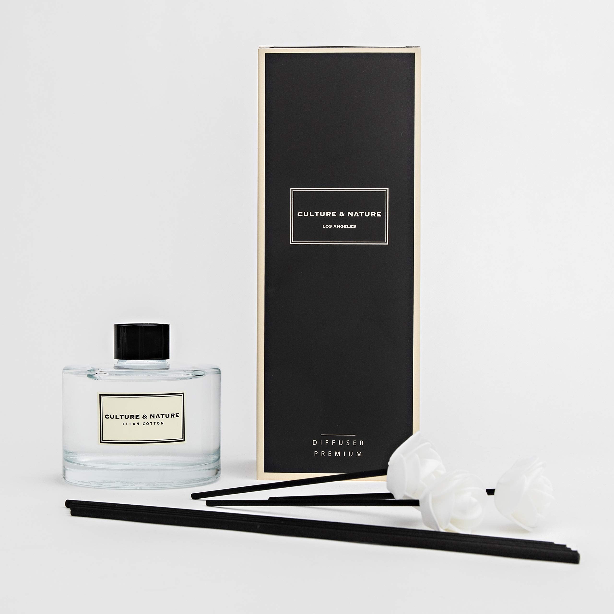Reed diffuser sticks soaking in oil signifying long-lasting fragrance performance.
