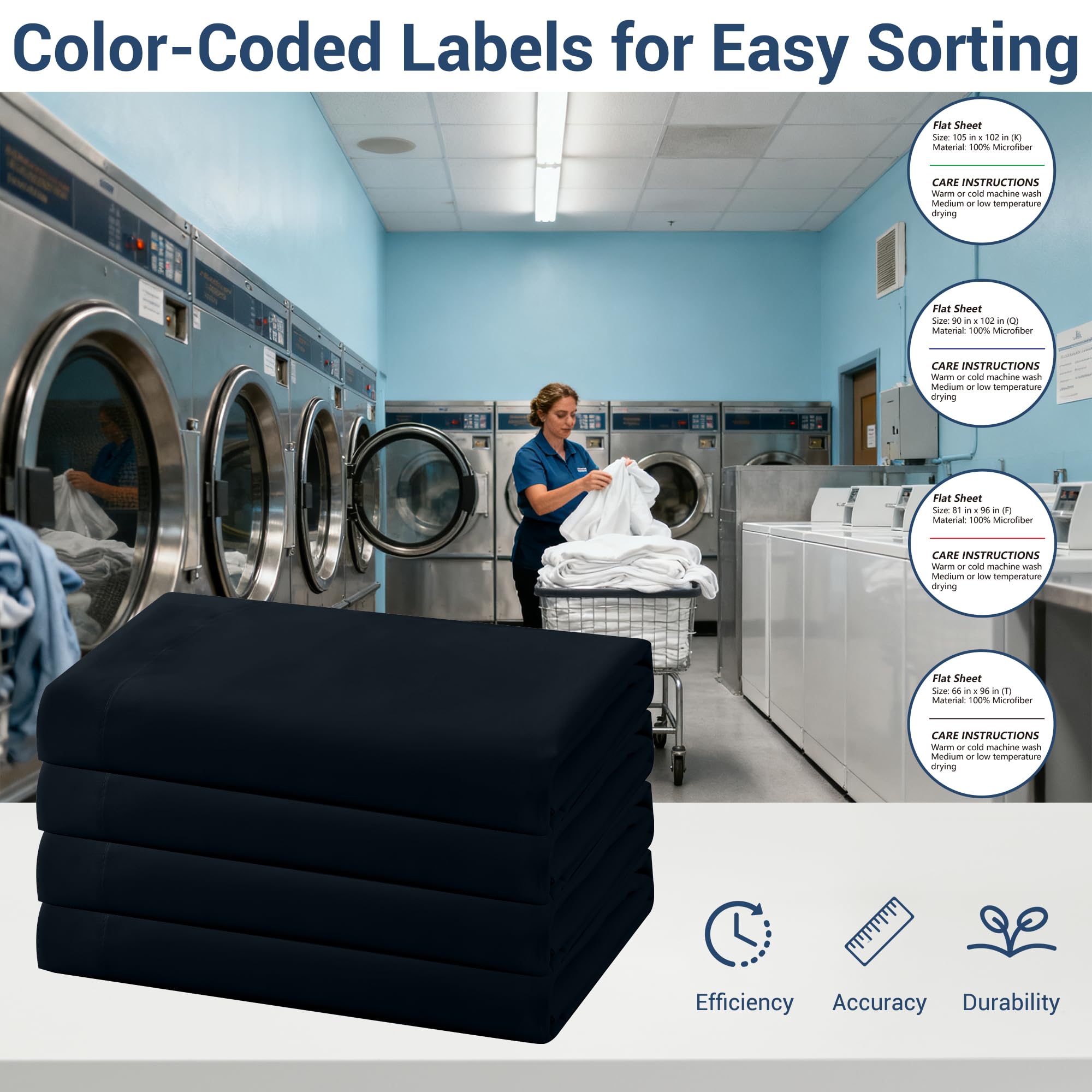 CULVE twin flat sheet in 66x96 inches size for standard twin beds