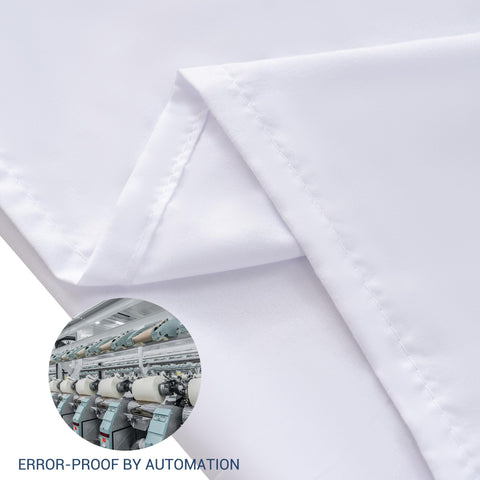 CULVE envelope-closure pillowcase keeps pillows neat without a zipper.