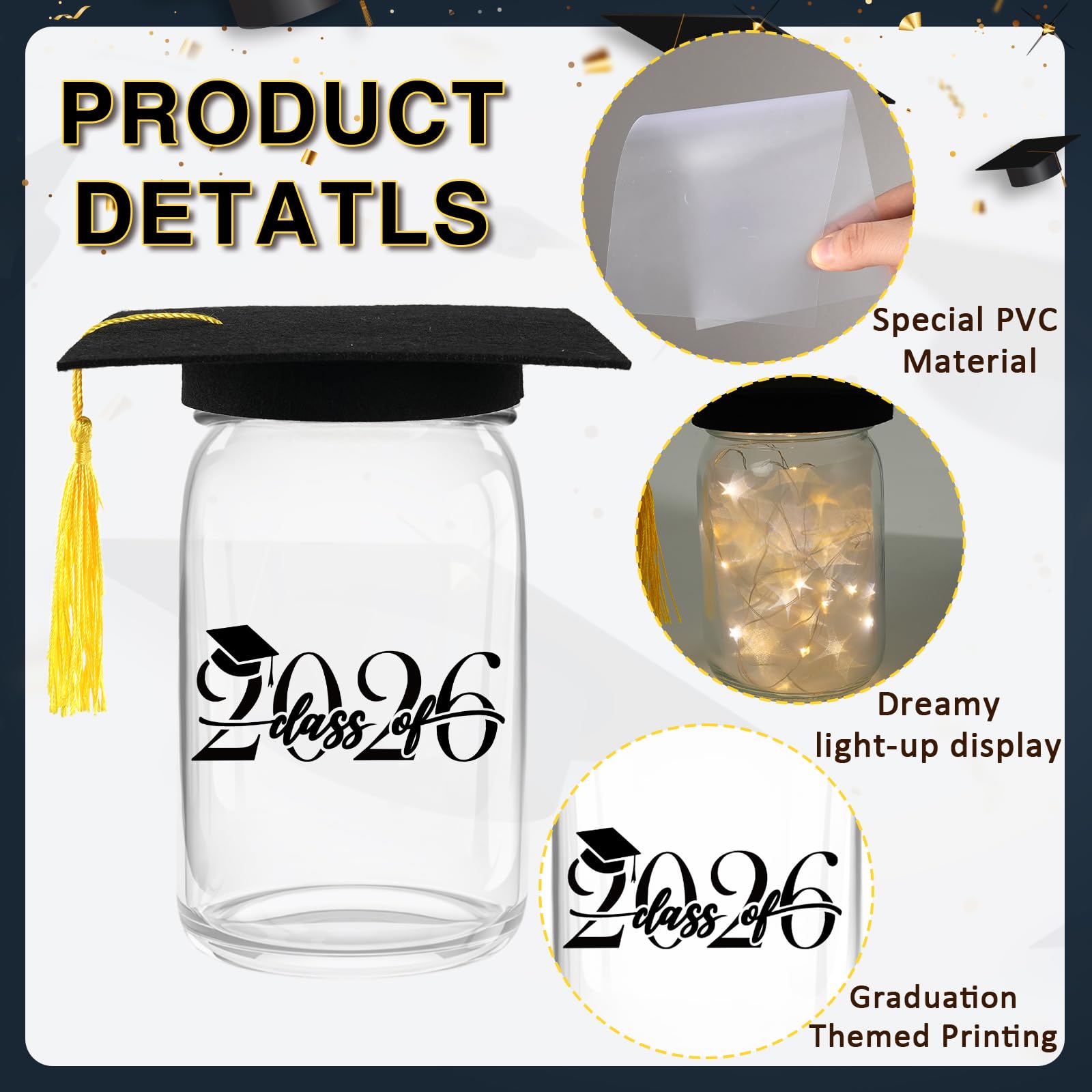 Cuploov graduation table decor creates festive party ambiance.
