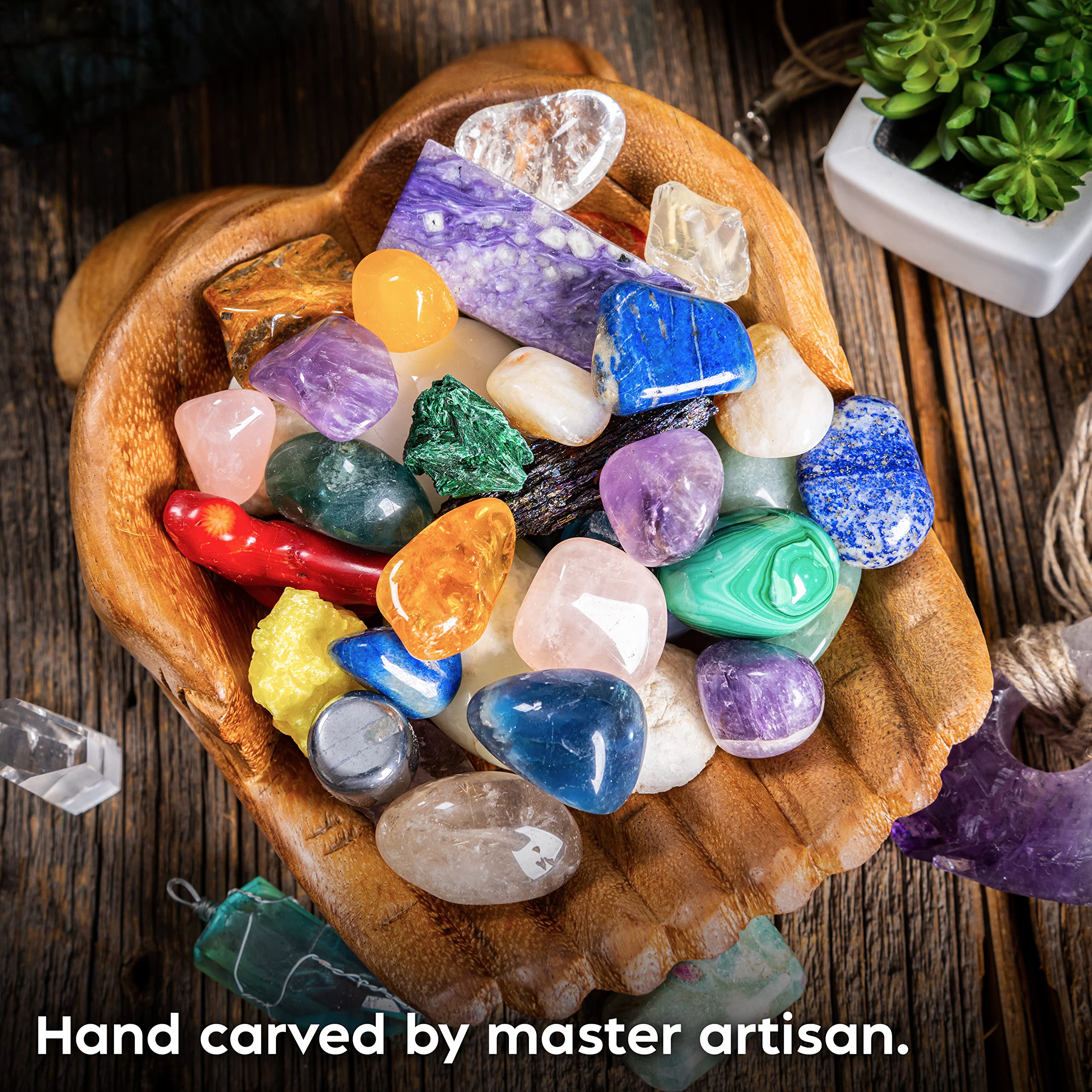 Curawood hands bowl for keys keeps daily essentials organized and accessible.