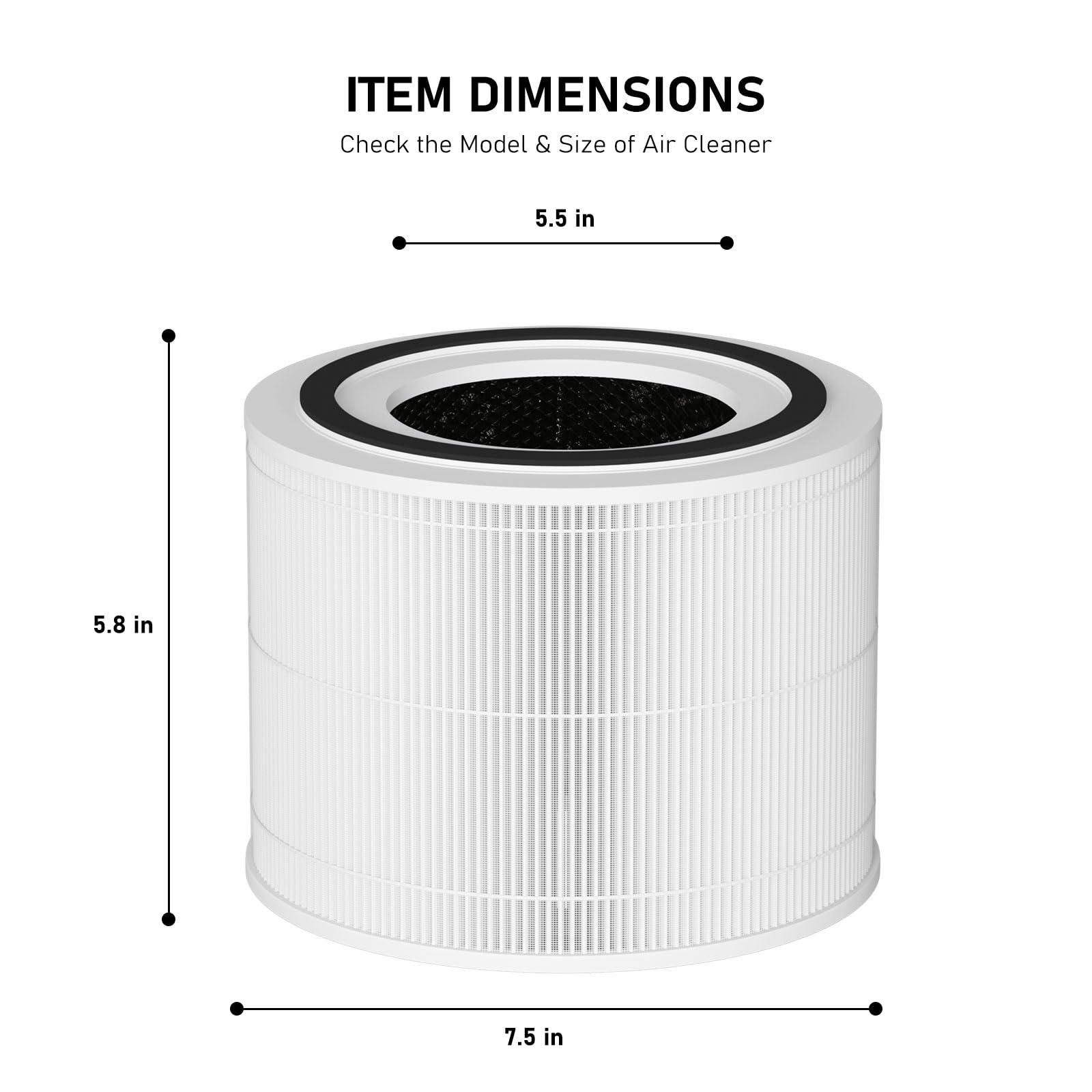 Curebilee 240 filter activated carbon layer reduces odors and VOCs.