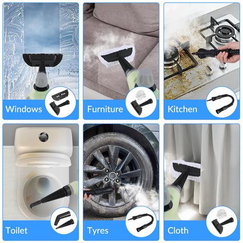 CURMEDI steamer used for car cleaning and interior detailing with hot steam