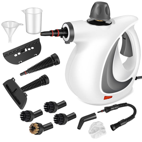 CURMEDI handheld steam cleaner front view for versatile home cleaning