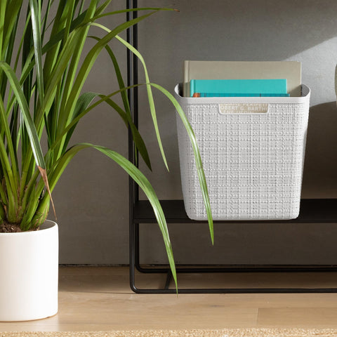 Curver easy-care resin basket designed for durable daily use