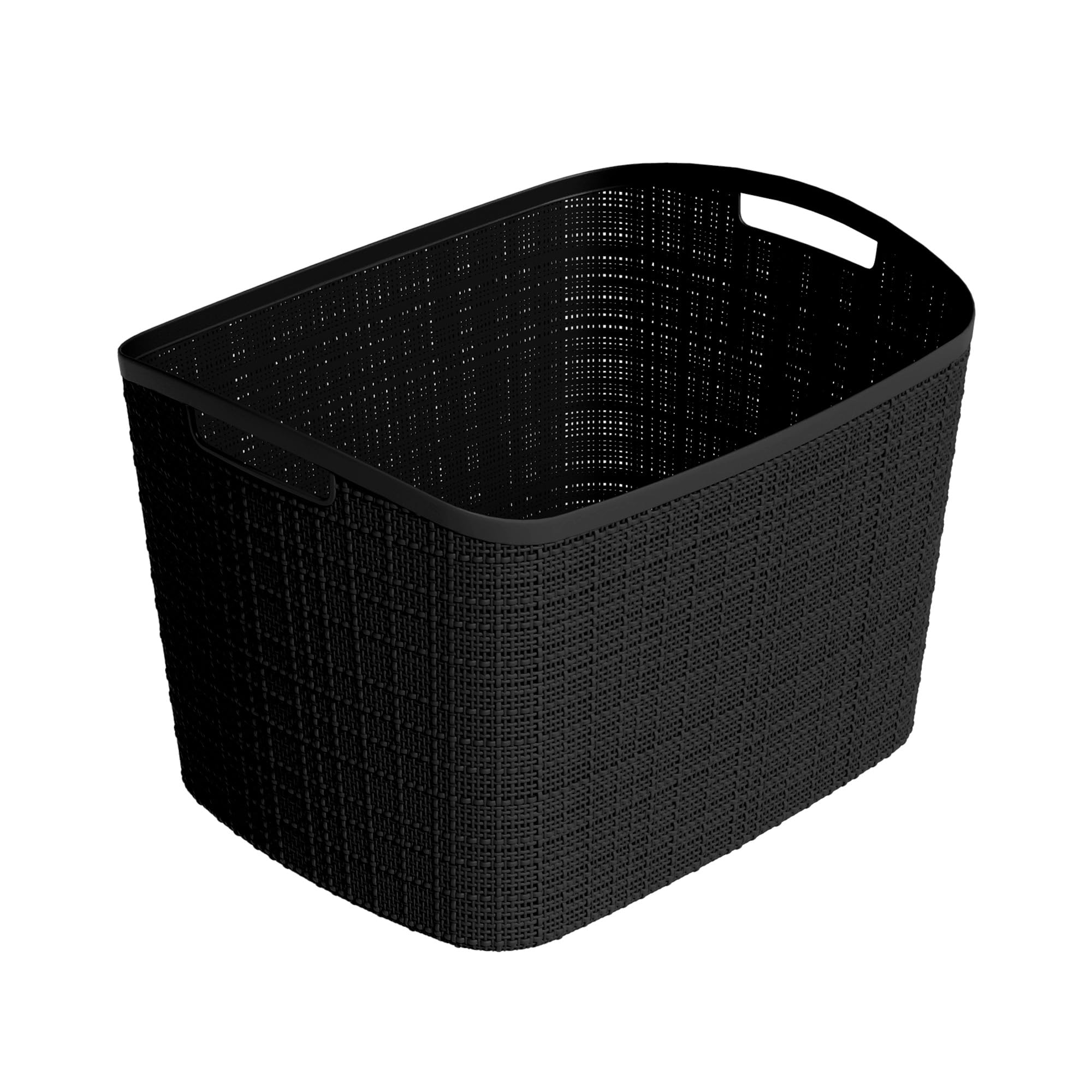 Curver XL 30.5L basket on a shelf for stylish open storage