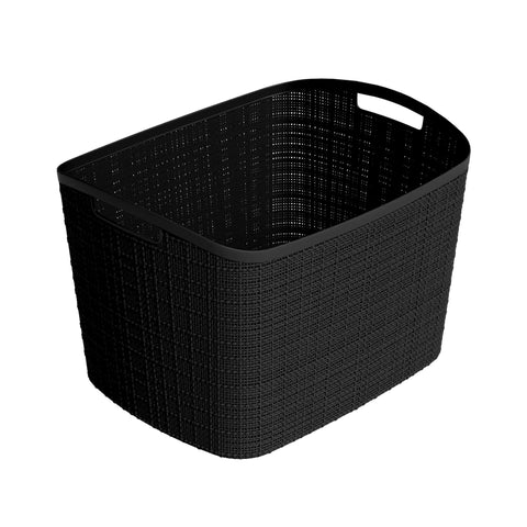 Curver XL 30.5L basket on a shelf for stylish open storage