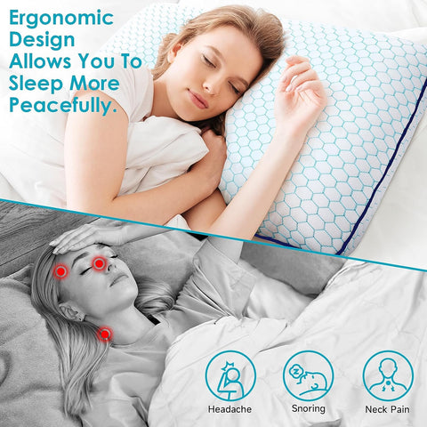 CushyOasis memory foam durability close-up showing high-density foam.