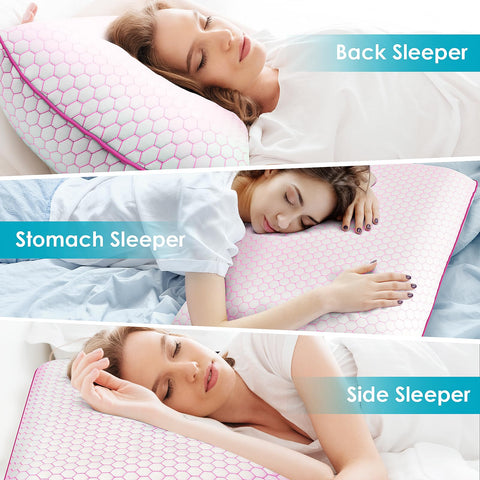 High-density CushyOasis memory foam preserves shape and durable support