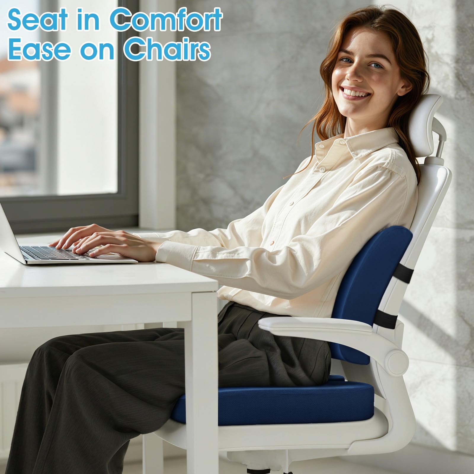 CushZone cushion carrying handle makes travel easy.