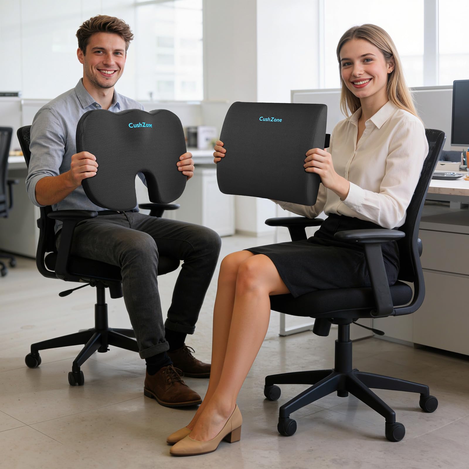 CushZone travel-friendly cushion suited for on-the-go use