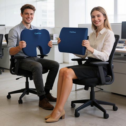 CushZone wheelchair-friendly seat cushion provides stable support.