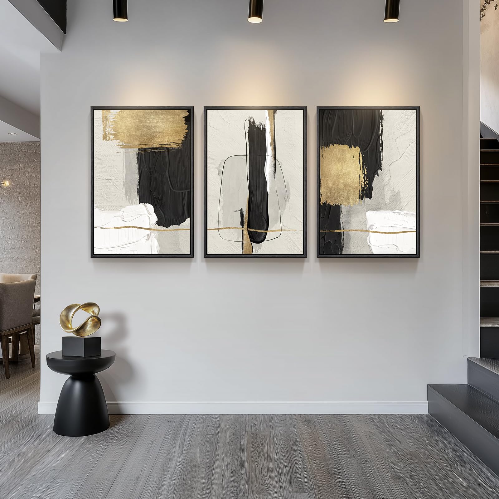 Cuspin modern minimalist wall decor set suitable for hallways and office spaces.