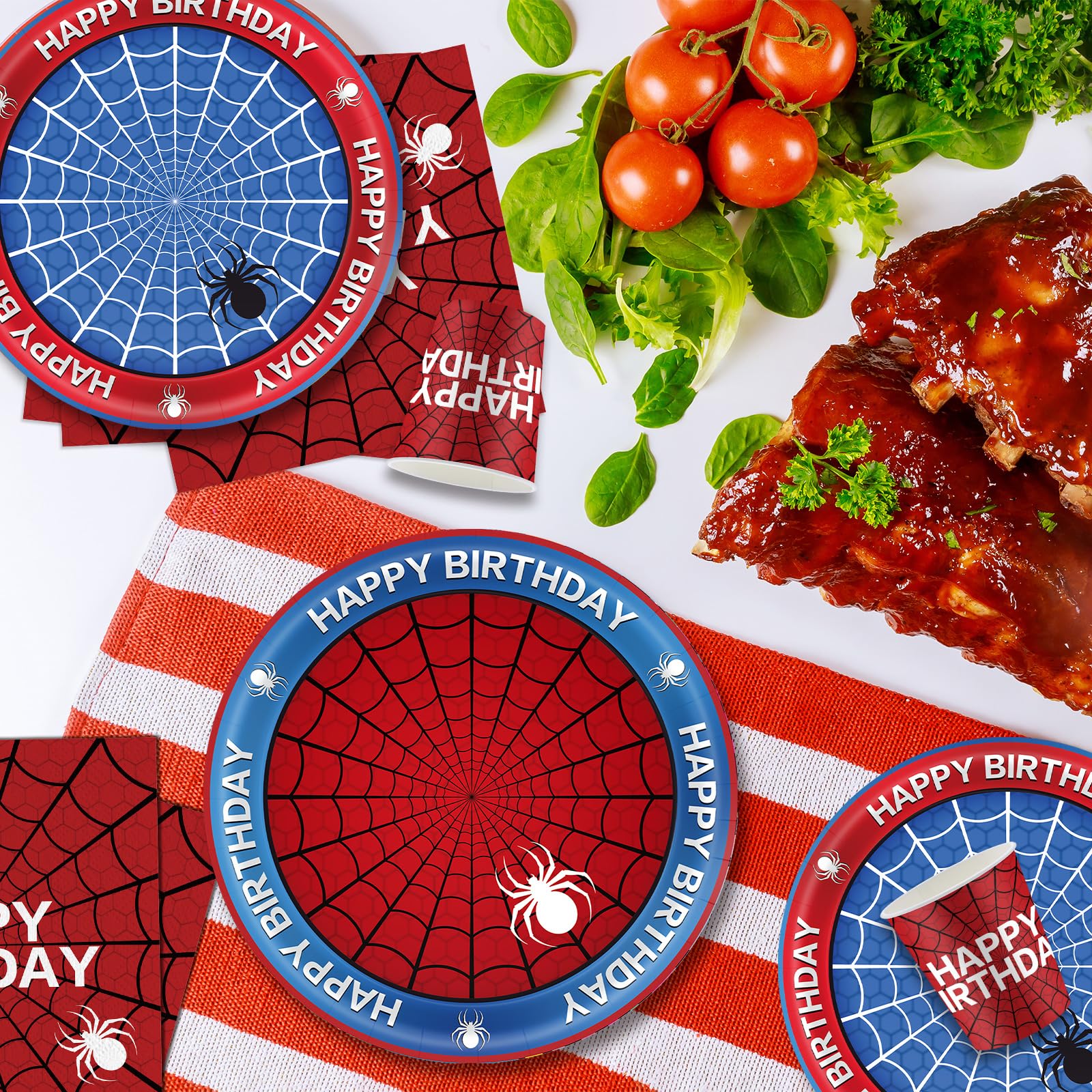 Cutedog spider birthday forks reliable for easy serving and eating