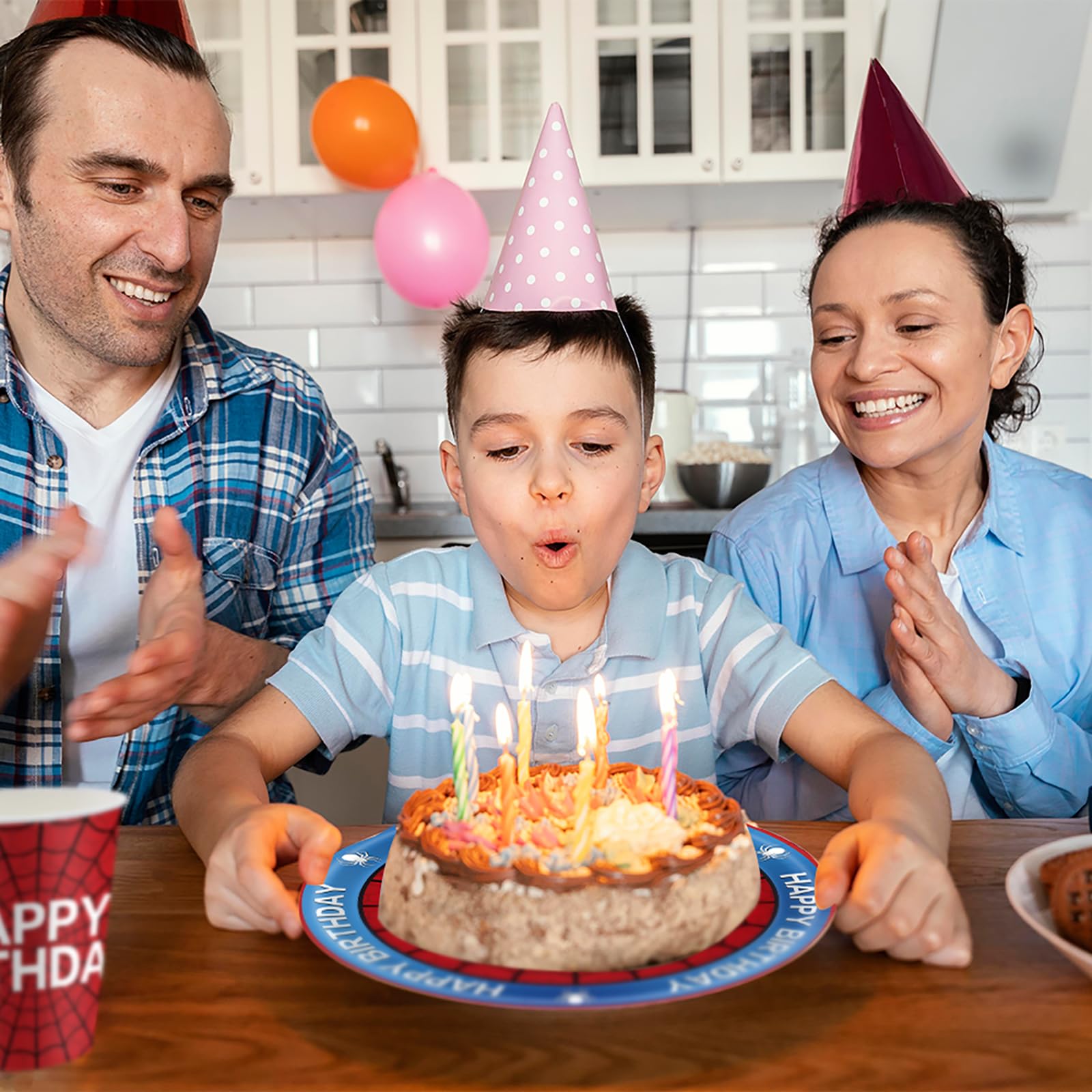 Cutedog spider birthday spoons kid-friendly and leak-resistant for desserts