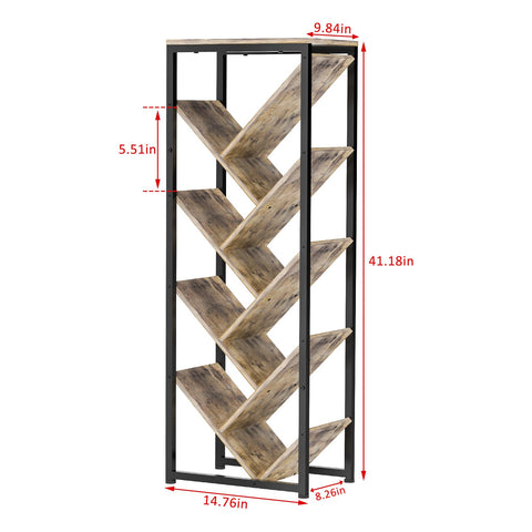 Cutogxon Tree Bookshelf is easy to assemble with clear instructions.
