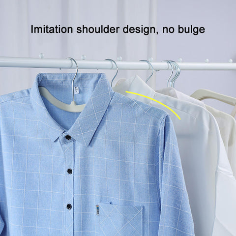 CUTSKY Velvet Hangers anti-slip shoulder design prevents slipping.
