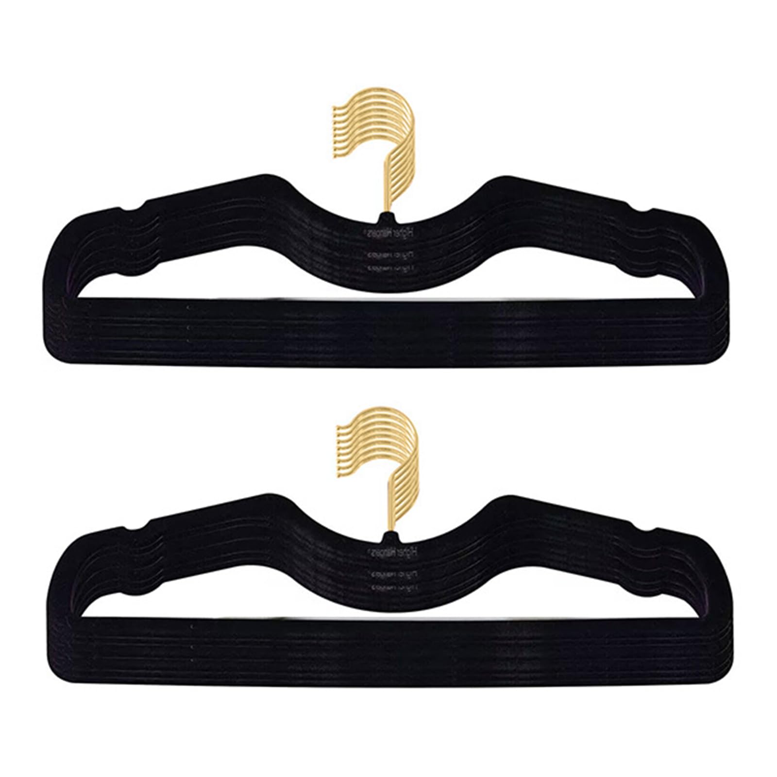 CUTSKY Velvet Hangers full 50-pack keeps closets organized and tidy.